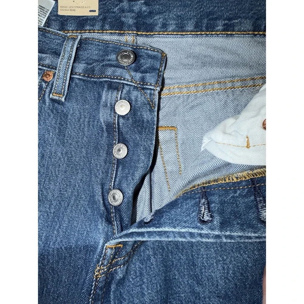 Levi's 501 29x34 Men's Denim Jeans Blue, Straight Leg, Button Fly‎ 100% Cotton